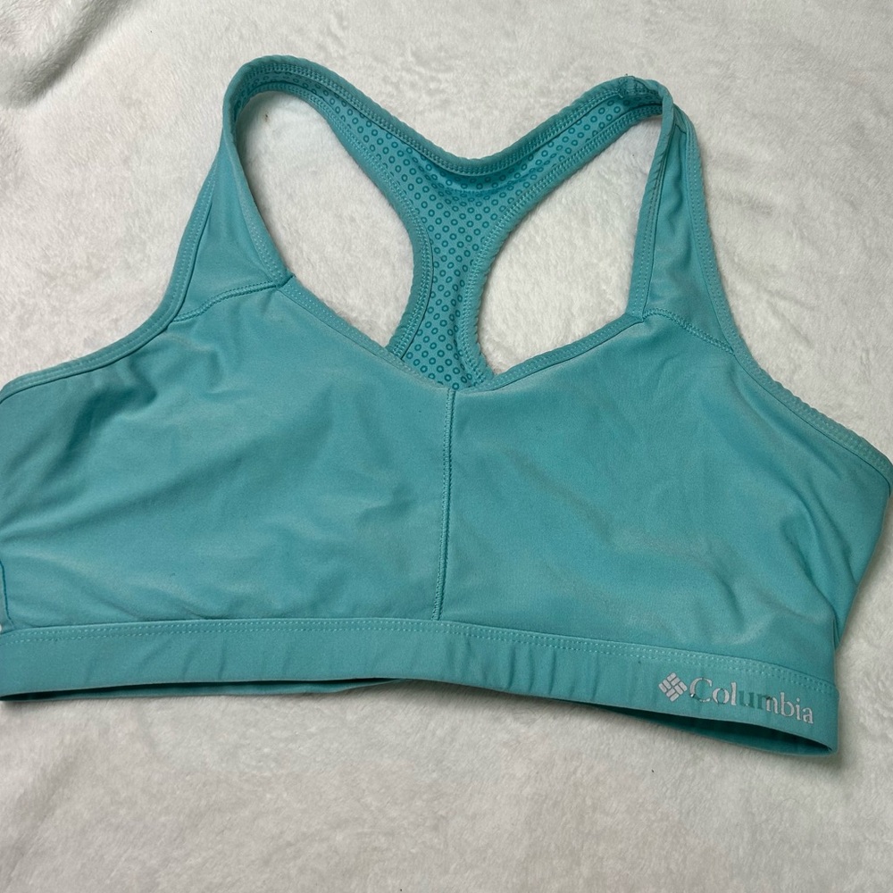 4/$10 Columbia Teal Sports Bra
